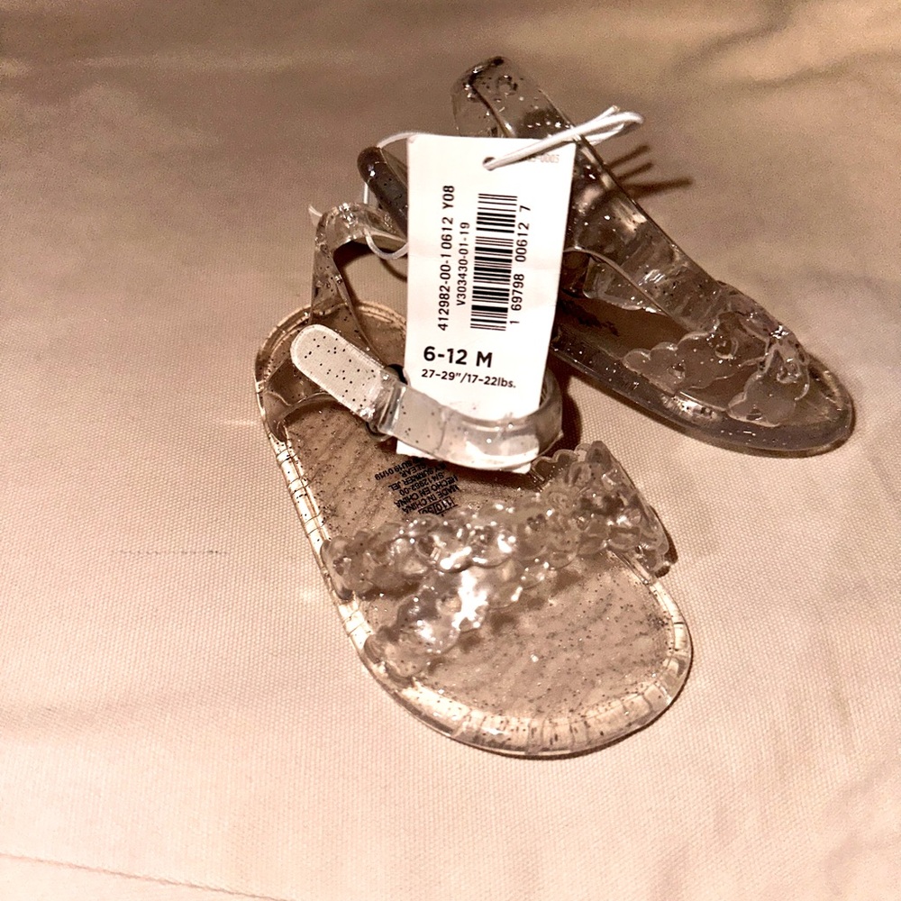 JELLIES!!!! NWT. Old navy clear jelly sandals!